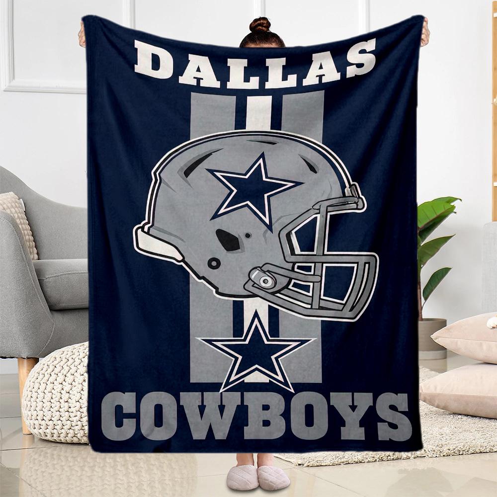 Dallas Blanket Soft Warm Cozy Perfect for Bed Picnics Chair for All Occasions Playful Design Best Holiday Gift for Friends Family