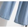 MOJTA Women Spring Autumn Plus Size Casual Loose Pants Hight Waist Jeans