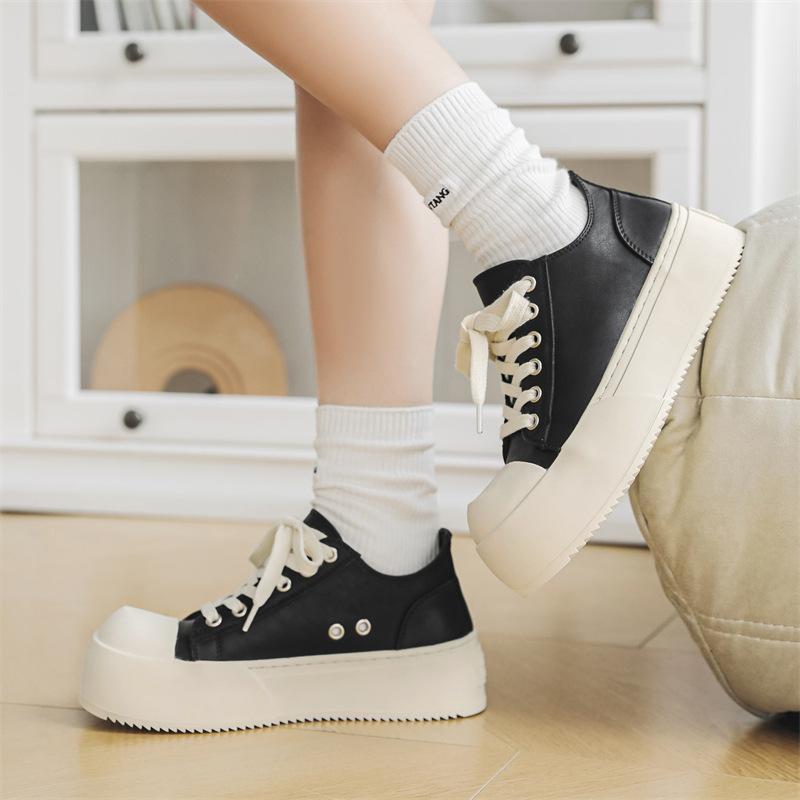 Large size casual men's board shoes thick sole heightening versatile low-top sports and leisure shoes big head derby shoes 24326-J