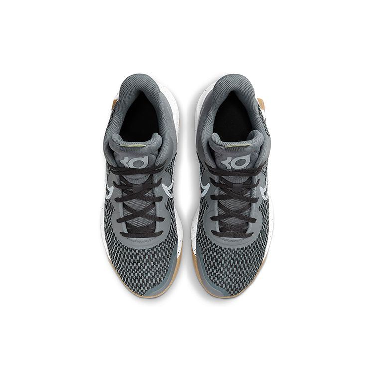 Nike KD Trey 5 IX Smoke Grey Unisex Sneakers Dark-Smoke-Grey Barely-Volt Pure-Platinum CW3400-003