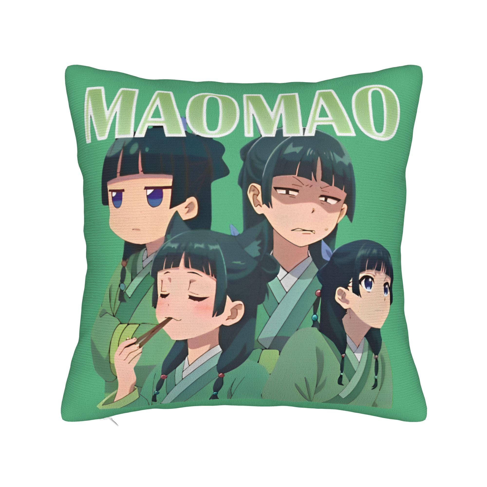 Японский Дневники Аптекаря Маомао Наволочка Полиэстер Чехол для Подушки Украшения Чехол для Подушки Дом Квадратный 18 30x30cm 12x12in