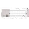Garage Door Photocell Infrared Sensor Detector Safety Beam Photocell For Gate Automatic Gate Barrier Infrared Beam Sensor