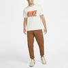 Nike T Shirts Men's White Crew Neck Moderate Straight Fit DO6369-133