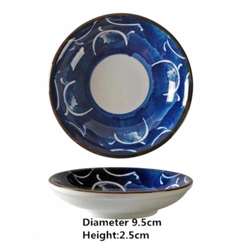 

Японская маленькая тарелка для приправ, керамическая тарелка, маленькая тарелка, боковые тарелки, тарелки для соевого соуса с уксусом для суши, кухонное фарфоровое блюдце