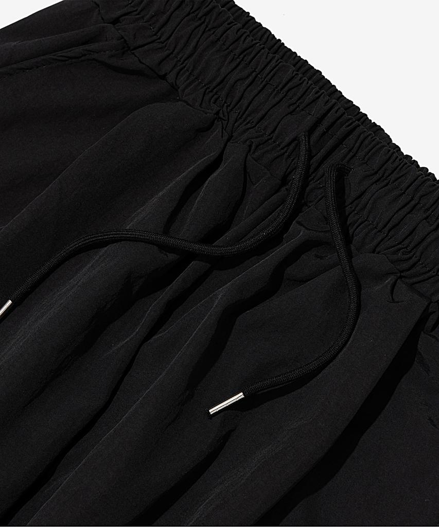 OTHERFITS Side Strap Nylon Wide Pants (Black)