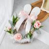Easter Wreaths For Front Door Seasonal Artificial Spring Decor Bunny Ear Wreath Outdoor Decorations For Bedroom Party Birthday