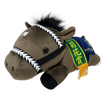 Thoroughbred Collection Nesoberi BIG Plush Toy Approx. 18 X 14 X 36 Cm Detailed Horse Racing Official Goods (Deep Impact)