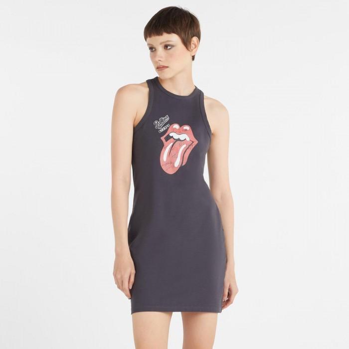 Amplified Womens/Ladies Autographs The Rolling Stones Slim Sleeveless Dress