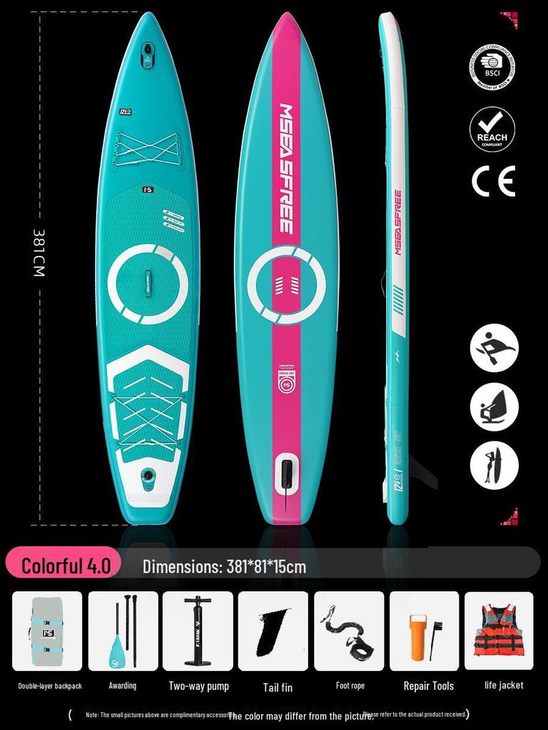 Lanko Inflatable Paddle Board - Universal PVC SUP for Surfing & Paddling