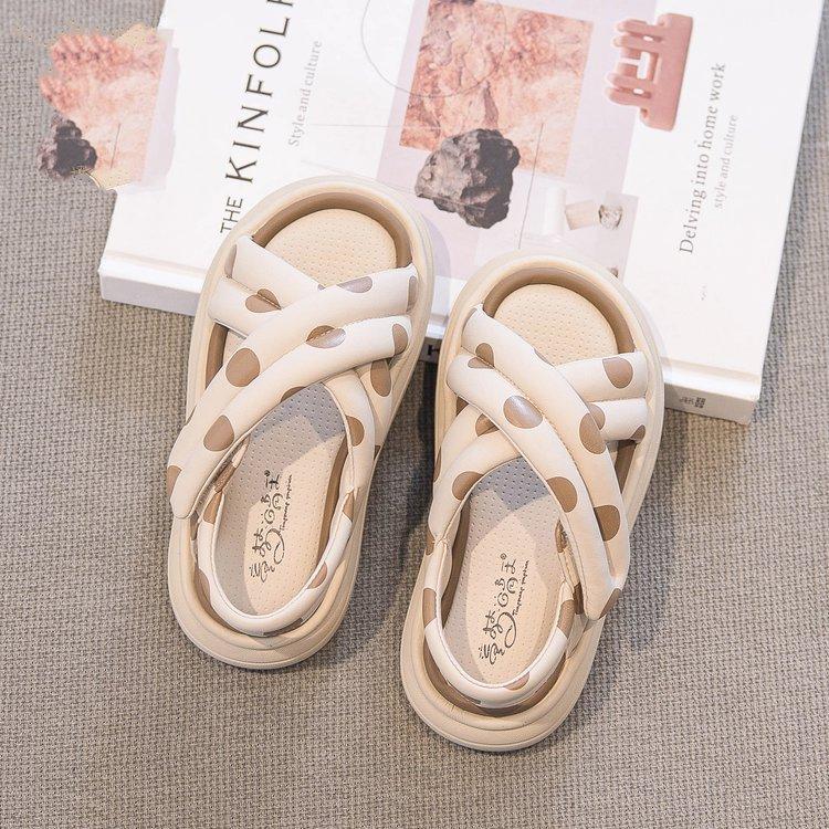 

Girls sandals summer girls summer shoes 2025 popular new children s princess shoes foreign soft sole children s shoes 36