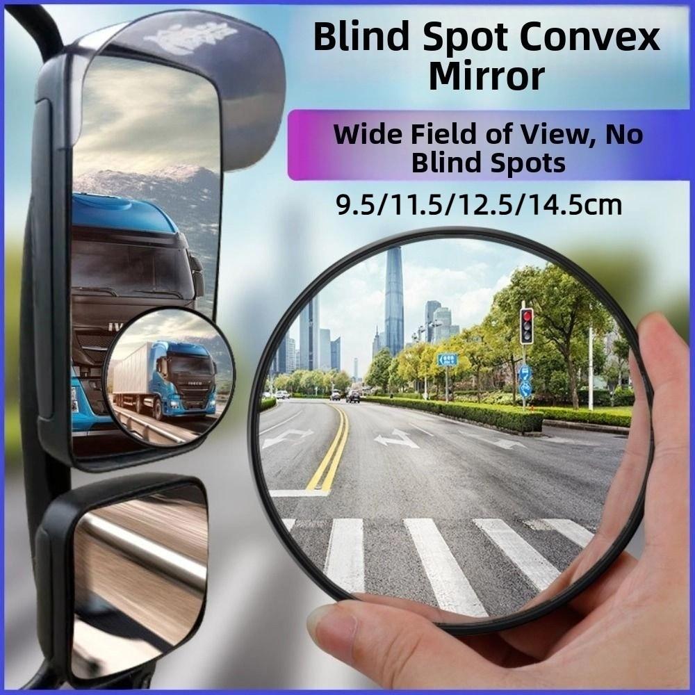 2Pcs 9/12/14cm Car Blind Spot Mirror Reversing Auxiliary Mirror  Car Observation
