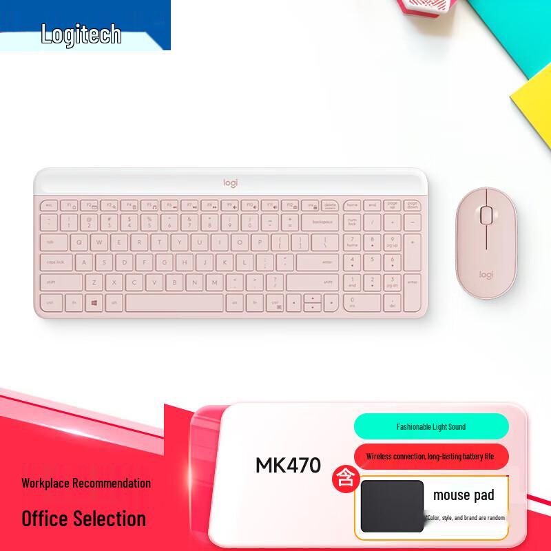 

Logitech MK470 Slim Wireless Keyboard and Mouse Combo