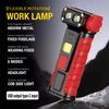 High Power Portable Flashlight Multifunctional Work Light with Clip Super Bright Pocket Torch Light LED Magnetic Mini Keychain