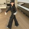 Mädchen Frühling Und Herbst Anzug Mode Mädchen Koreanische Casual Denim Jacke