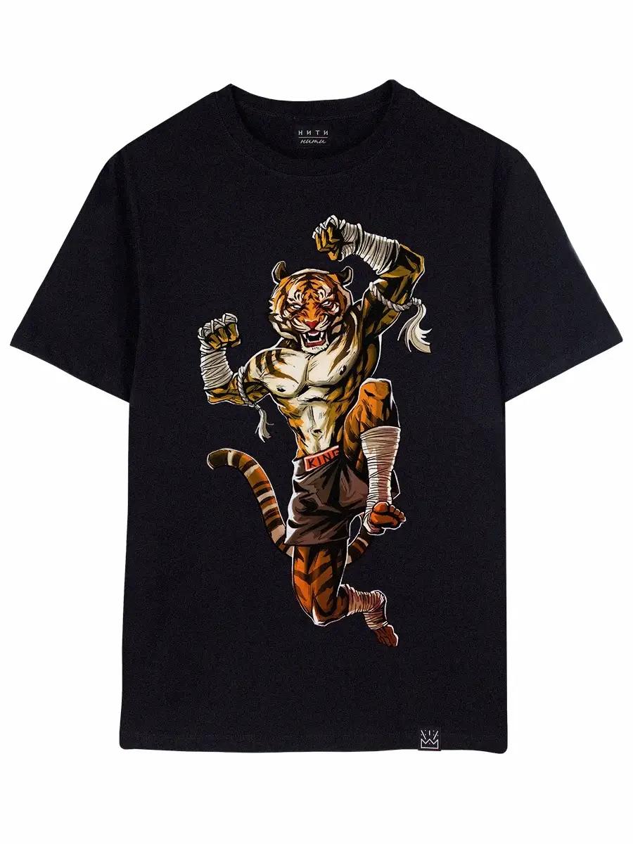 T-shirt with fighter print M