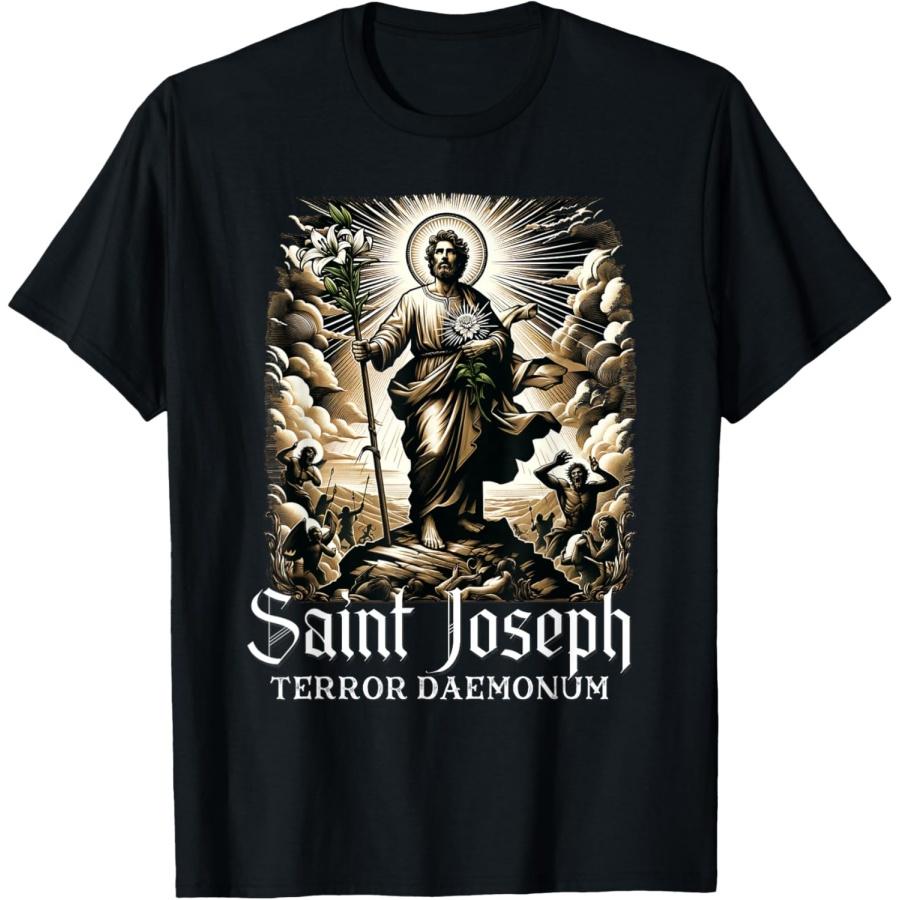 Saint Joseph Catholic Father And Worker T-Shirt XXXXXL чёрный