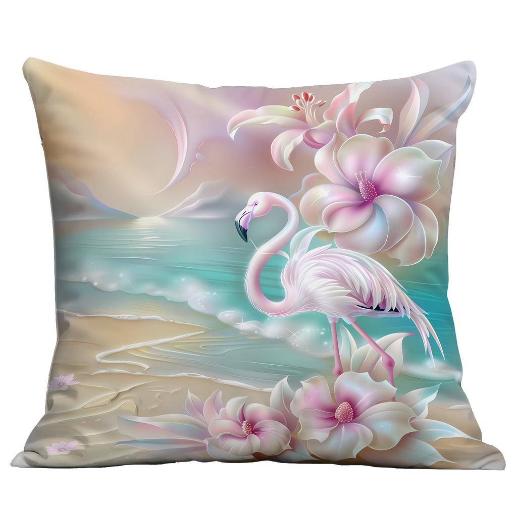 New Beautiful, Romantic and Colorful Beach Pillowcase Marine Life Peripheral Cushion Pillowcase