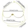 Lingerie Chest Bracket Chain Zircon Leaf Bikini Crystal Chain Rhinestone Breast Chain  Women