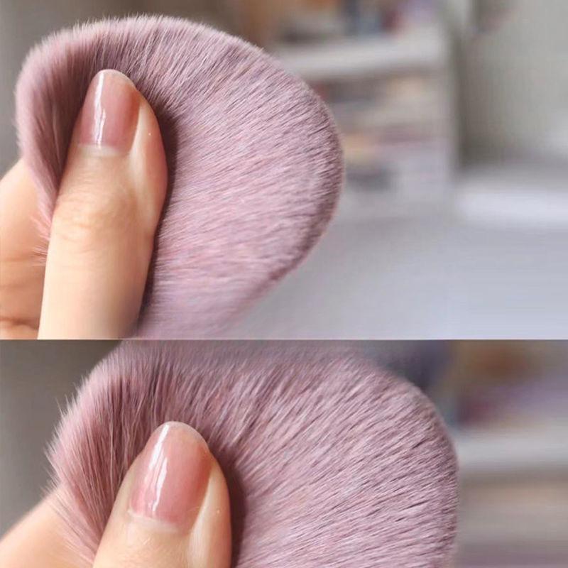 10Pcs Set Makeup Brush and Storage Bag Multi-Functional Makeup Brush Set Soft Fur Eyeshadow Powder Concealer Beauty Brushes