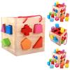 Wooden Shape Matching Puzzle Toy For Babies Age 6 To 12 Months