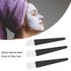 3pcs Lightweight Design Silicone Brush Applicator Kit Easy to Clean Soft Makeup Brushes  Home Use