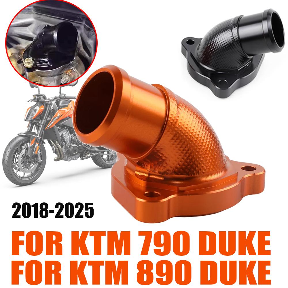 Water Pipe Connection Thermostat Housing Cover For KTM DUKE790 DUKE890 790DUKE 890 Duke 2018-2024 2025 Motorcycle Accessories