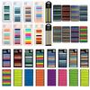 Writable Waterproof Sticky Note Strips – Reusable Plastic Index Labels for Planners