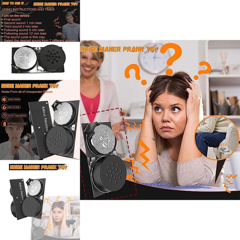 Halloween Prank Toy Mini Noise Maker Metal Material Create Pranks