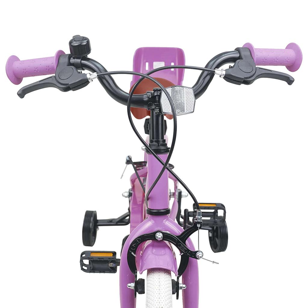 Bicicleta Infantil 16 Polegadas para Idades 4 6 Roxa