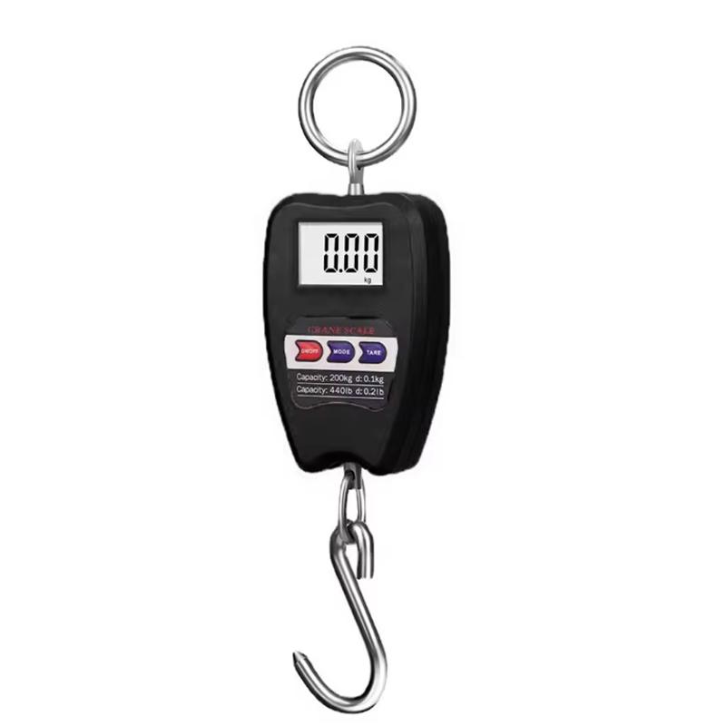 High precision hand-held weighing tool. Portable electronic luggage scale Multifunctional digital scale LCD display for travel чёрный