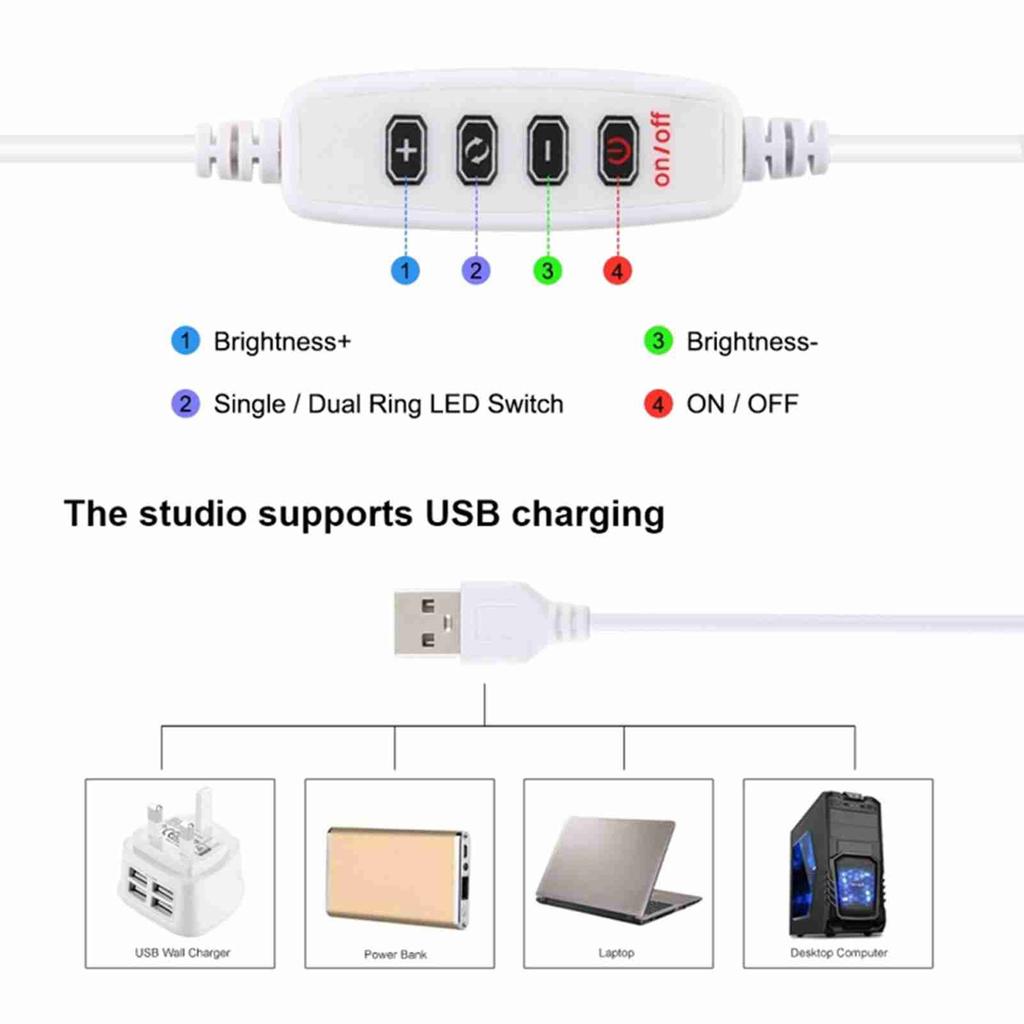 PULUZ Lightbox Mini Photo Studio Light Box with 6 Color Backdrops Photo Shooting Tent Kit 80Pcs LED Light Room Foldable
