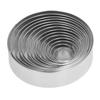 14Pcs Cake Ring Mold Stainless Steel Round Bread Cutter Mold Cooking Accessory for Kitchen