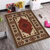 Traditional Ethnic Ornament Print Area Rug, Non-Slip Soft Floor Mat for Living Room Bedroom Home Decor Carpet