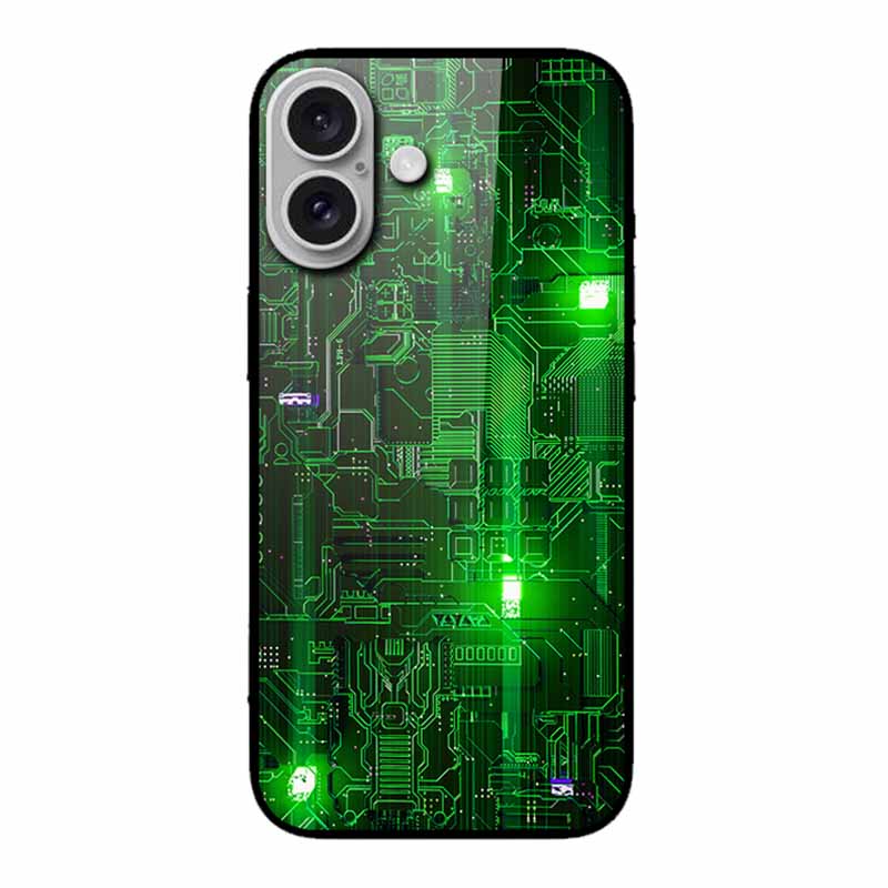 Glass Case For iphone 16 Plus 16Plus Coque Tempered Glass Hard Back Cover For iphone 16 Plus Phone Case Soft TPU Black Bumper