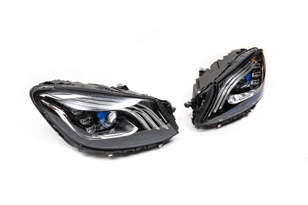 Restyling Front Headlights with Blocks (OEM) for Mercedes S-class W222
