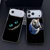 Cute C-Cheshire Cat  Phone Case Color Silver Shell For IPhone 17 16 15 14 13 12 11 Pro Max Plus