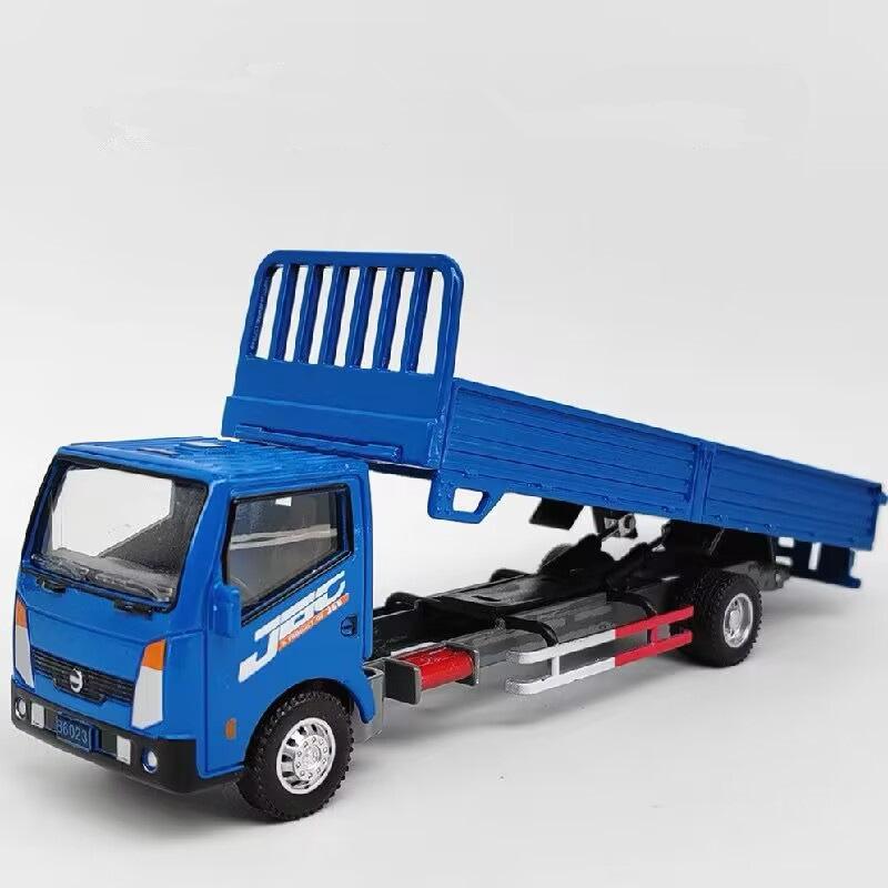 Modèle de camion léger en alliage 1/60 Modèle de camion à benne en métal moulé sous pression Véhicules d'ingénierie de transport Modèle Simulation Collection Cadeaux pour enfants