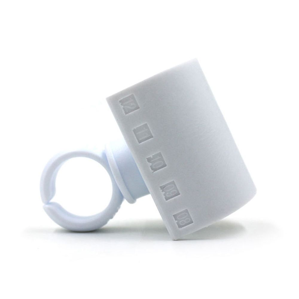 

Ресницы Новый клей Клей Кольцо Кольцо Держатель для наращивания ресниц белый