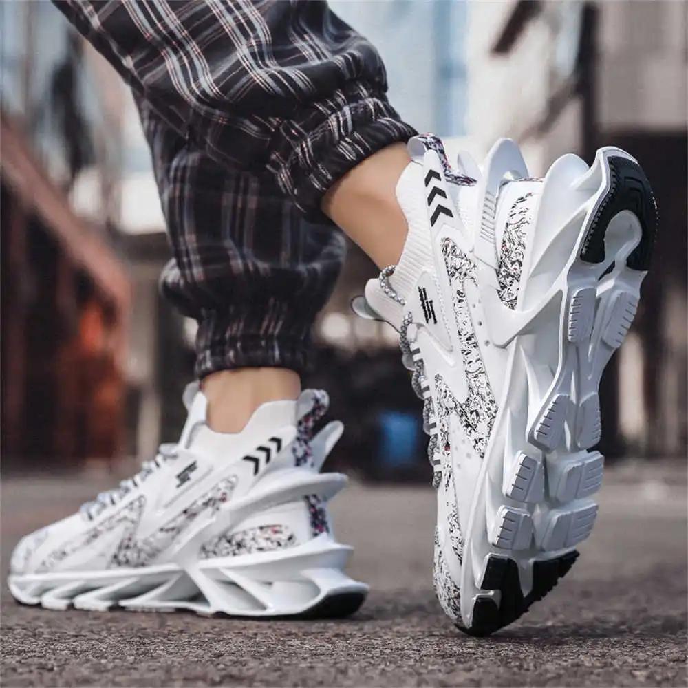 Модные Ботинки Большого Размера Водяного Зеленого Цвета Красные Высокие Кроссовки — фото 3