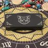 Portable Tarots Card Box Astrologys Divination Storage Case Iron Tarots Card Storage Case for Witches Decoration