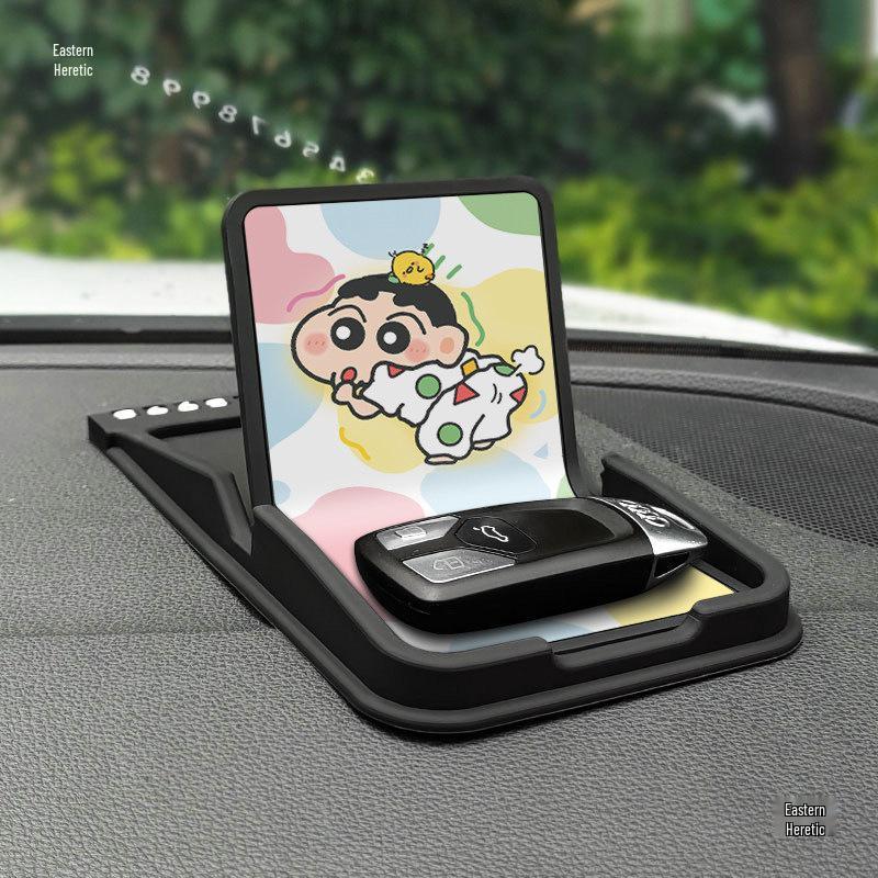 Cartoon Car Dashboard Phone Holder with Anti-slip Mat
