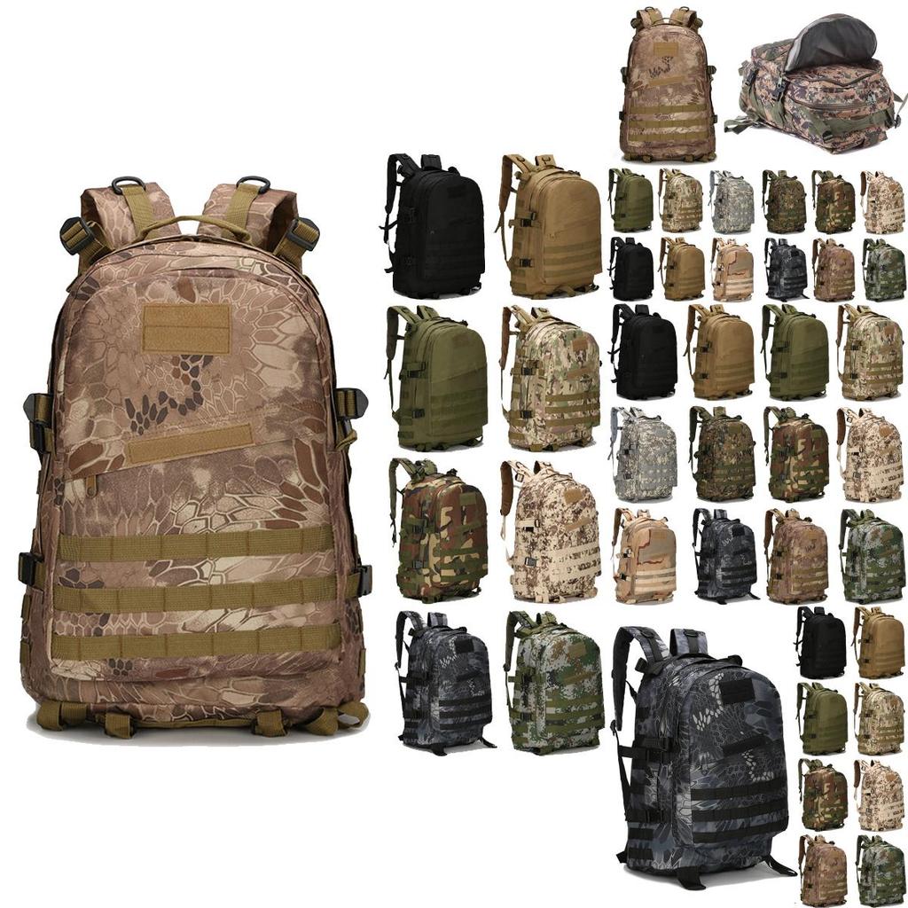 Military Tactical 40l Shoulder Backpack Rucksack Hiking Camping Trek Bag Outdoor