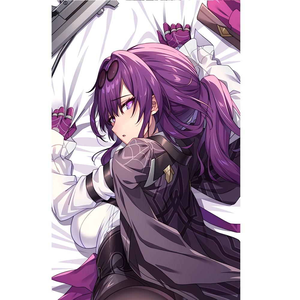 Honkai Star Rail Kafka Cosplay Dakimakura Față de pernă pentru corp care îmbrățișează joc de anime japonez, husă de pernă