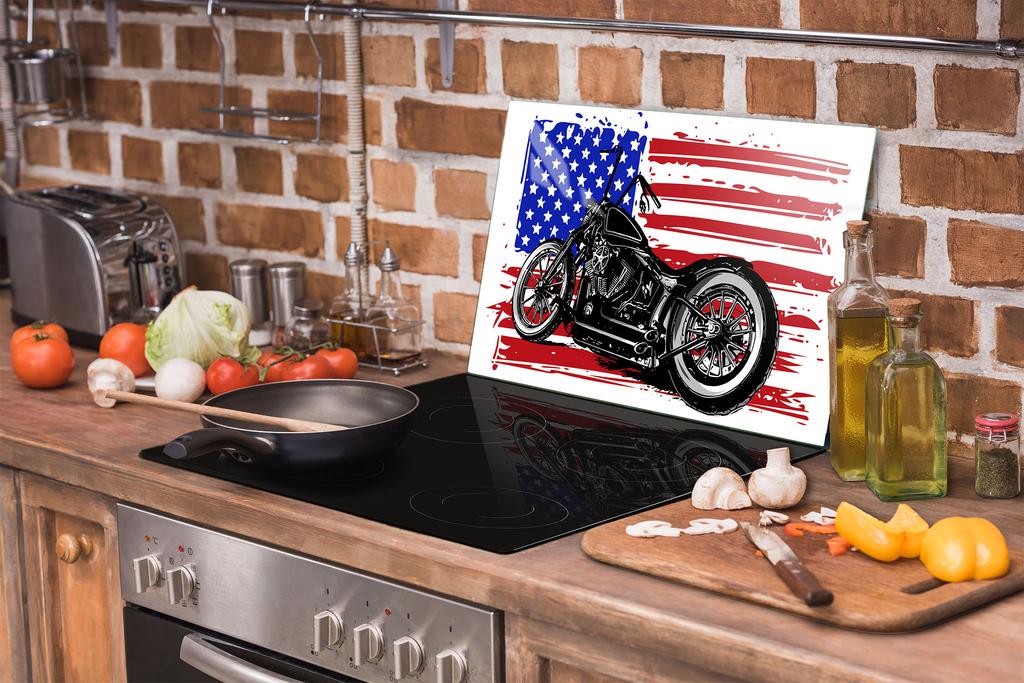 SZKLANA DESKA DO KROJENIA 52x30 MOTOCYKL