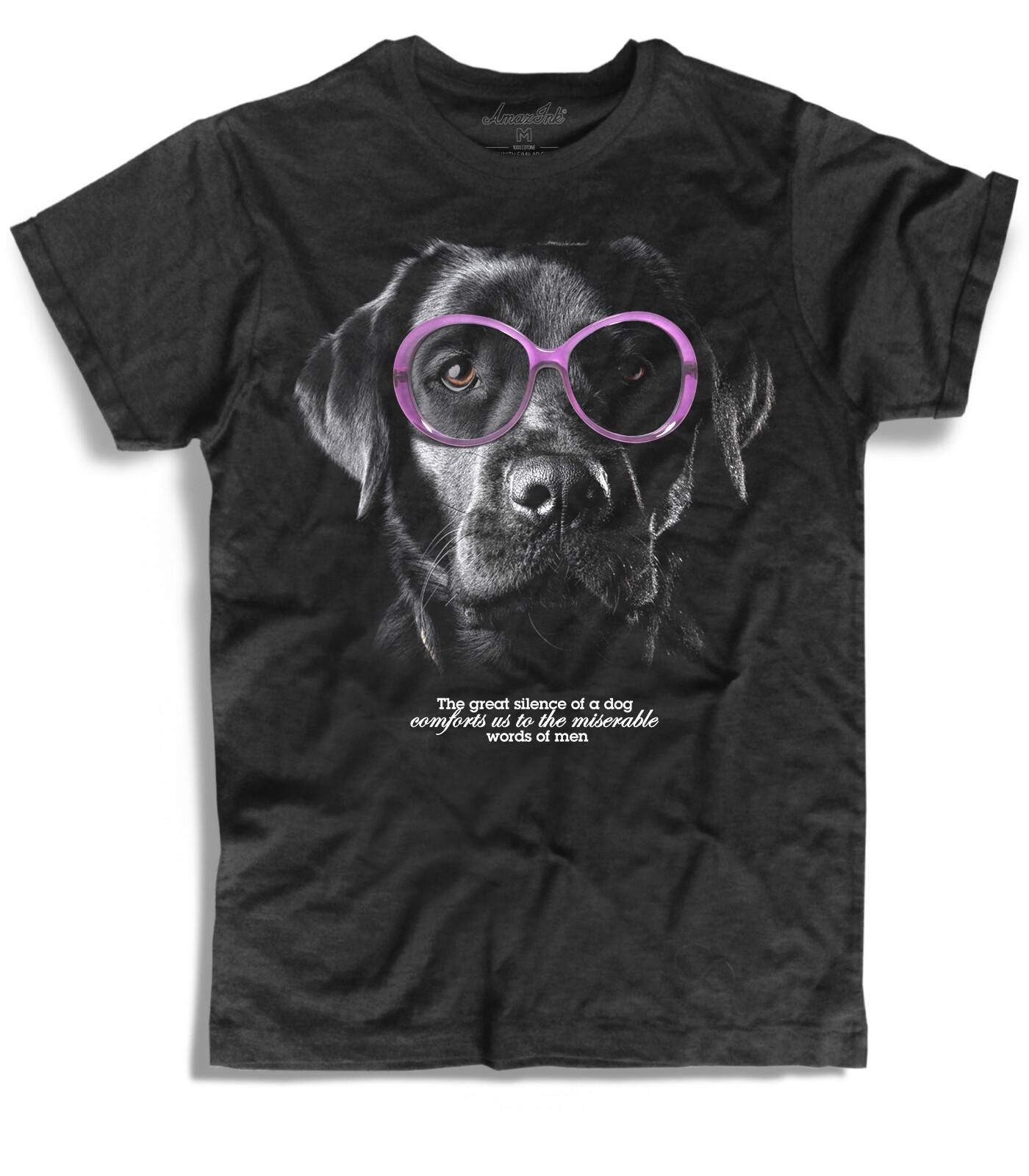 

Men s Black Labrador Retriever T-shirt The Silence of Dogs Sunglasses Amazink Unisex T-Shirt XXL