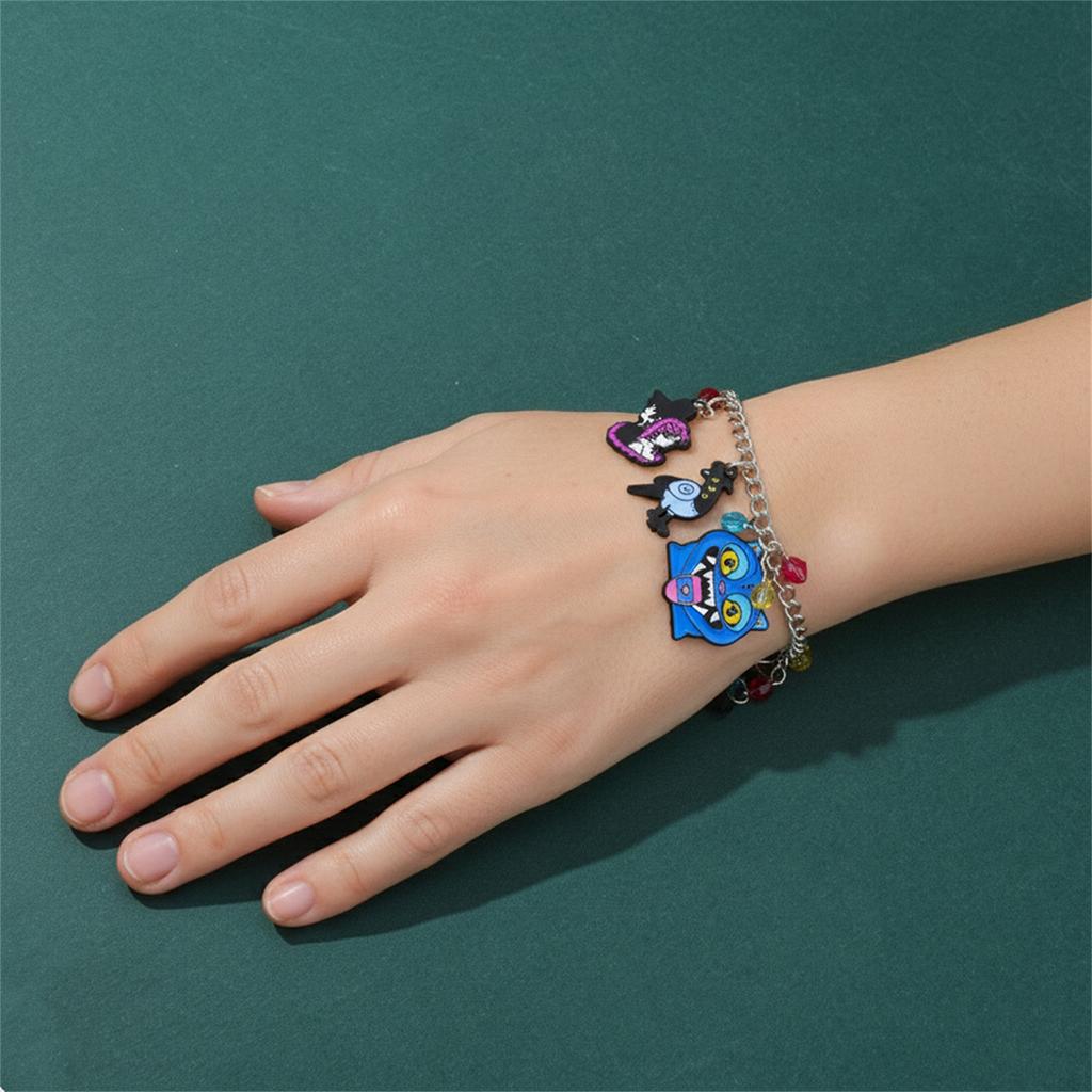 Bracelets de Mode Anime Cartoon, Bracelets à Pendentifs Tendance pour Filles