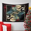 "Elegant Jack of Hearts Design" Pattern Wall Hanging Tapestry Decorative Tapestry Home Decor for Bedroom and Living Room