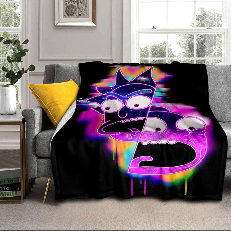 Monster Scientist Blanket Flannel Blanket for bed, sofa, Camping, Hiking, Picnic Essentials, gift for family Fan gifts