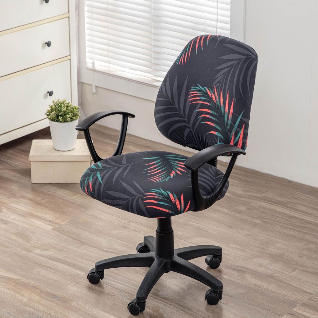 Elastic Split Chair Cover Office Lift Swivel Chair Cover Household Split Computer Chair Cover Non-Slip Seat