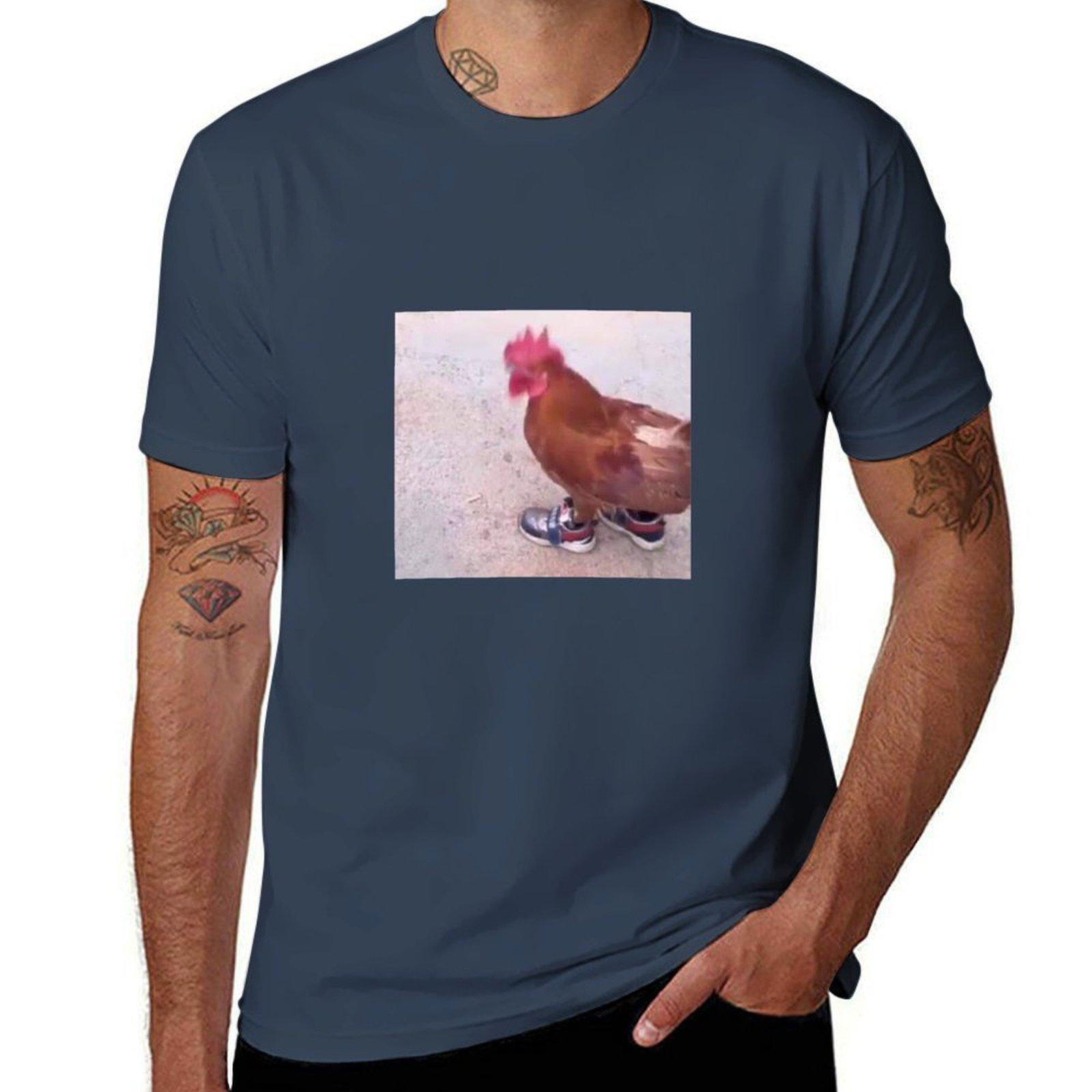 cool chicken TShirt Plus Size NonShrink TShirt S
